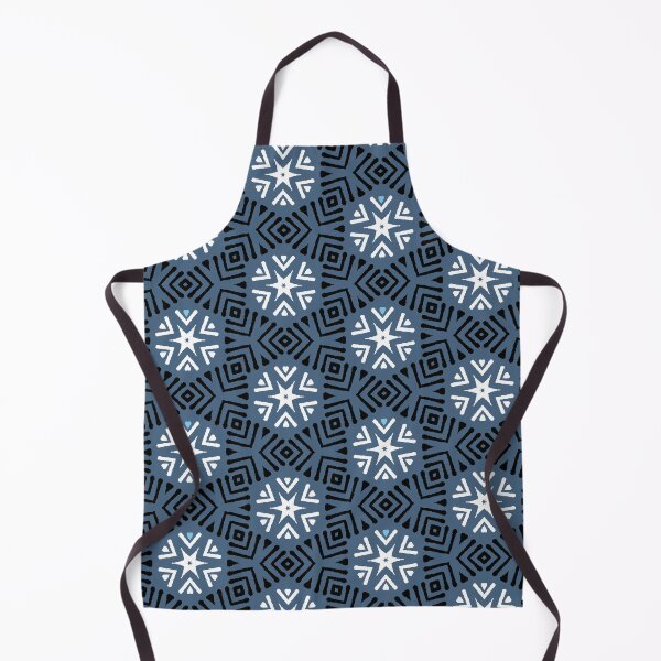 Item preview, African Print blue, black and white designed and sold by Studio CB.