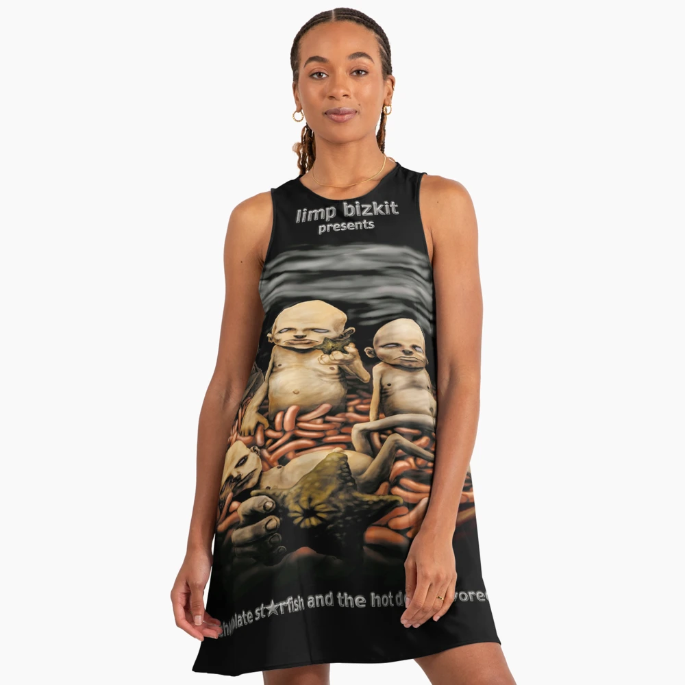 Chocolate starfish and the hot dog flavored water" A-Line Dress for Sale by  FiguerasJaz | Redbubble
