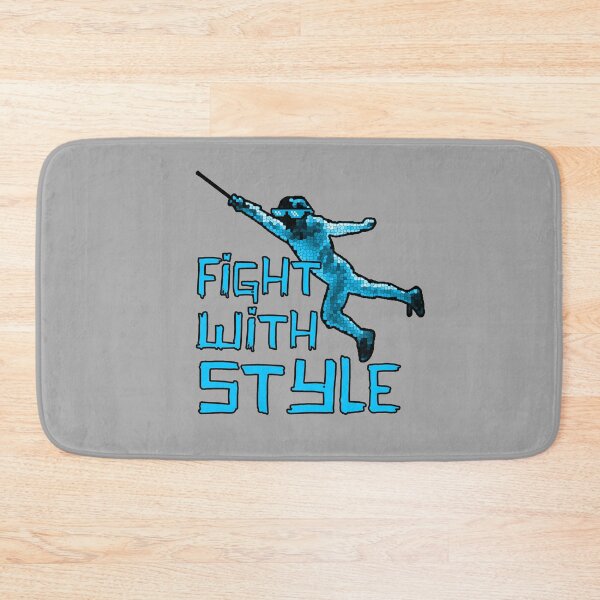 Item preview,  Fight with style fencing pixel retro motif with sunglasses for fencing fans designed and sold by emm-j.