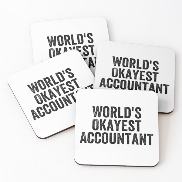 Item preview, World's Okayest Accountant Funny Accounting designed and sold by happinestSHOP.