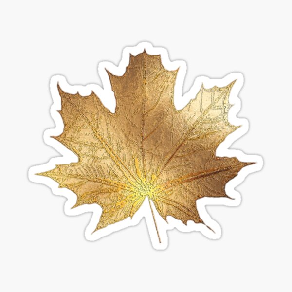 Item preview, Maple Leaf/Faux Gold Foil designed and sold by PixDezines.