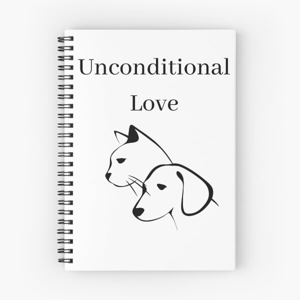 Artikelvorschau, Bedingungslose Liebe Katzen- und Hundedesign entworfen und verkauft von InsideOutSox.