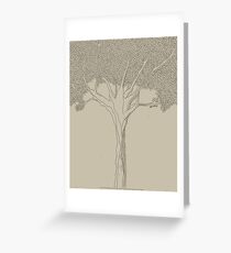 Baum träumend - DMB Grußkarte