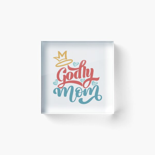 Item preview, Colorful Mothers Day 2021 A godly mother is a blessing for Mother’s Day. designed and sold by GospelShirts.