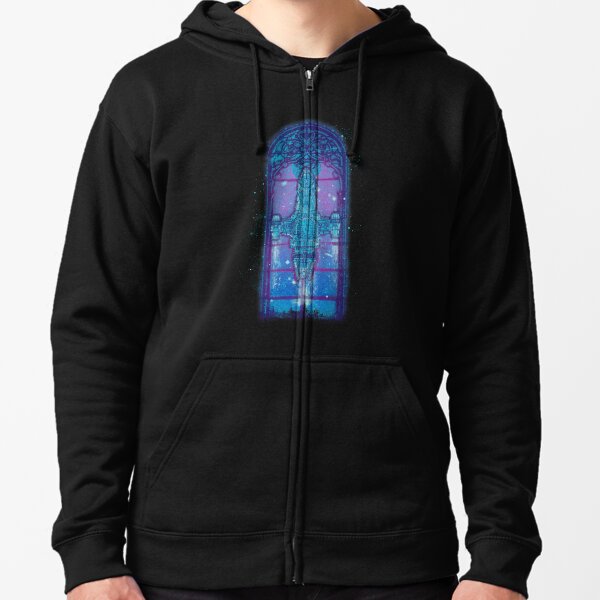 serenity mosaica Zipped Hoodie