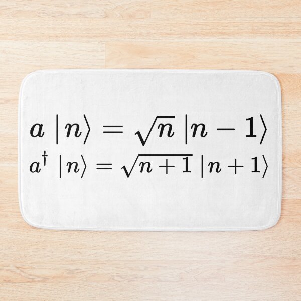 Item preview, creation and annihilation operators, quantum physics designed and sold by NoetherSym.