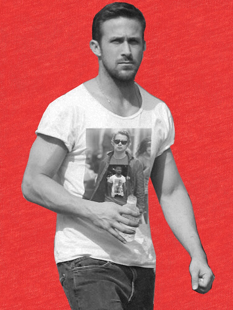 "Ryan Gosling-Macaulay Culkin wearing shirt Mind Blow" T ...