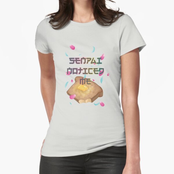S-Senpai! Fitted T-Shirt