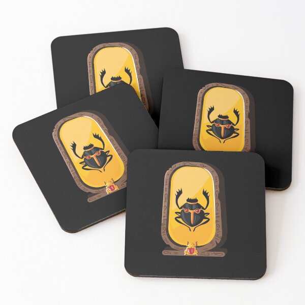 Item preview, gold egyptian scarab luck designed and sold by josephfanous.