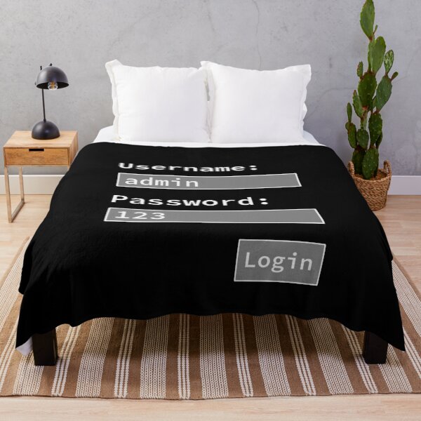 Item preview, Login Form, Username Admin Password 123, Software Developer, Software Engineer, Computer Science, Programmer, Programming Humor designed and sold by Max-Wear.