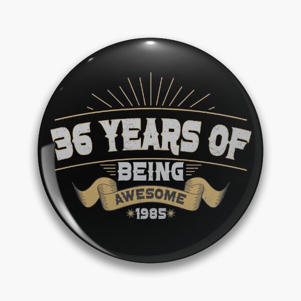 Item preview, April 1985 - 36 Years of being awesome April 36th Birthday Gifts designed and sold by ZimbomDesigner.