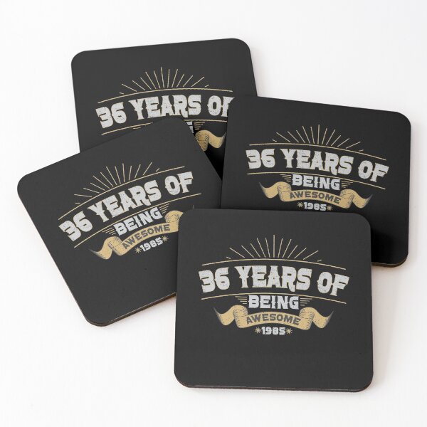 Item preview, April 1985 - 36 Years of being awesome April 36th Birthday Gifts designed and sold by ZimbomDesigner.