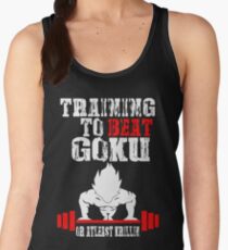 Training To Beat Goku Funny Gag Shirt Fro Men And Women Women's Tank Top