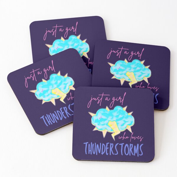 Item preview, Just a Girl who loves Thunderstorms  designed and sold by DesignsofNote.