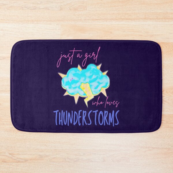 Item preview, Just a Girl who loves Thunderstorms  designed and sold by DesignsofNote.