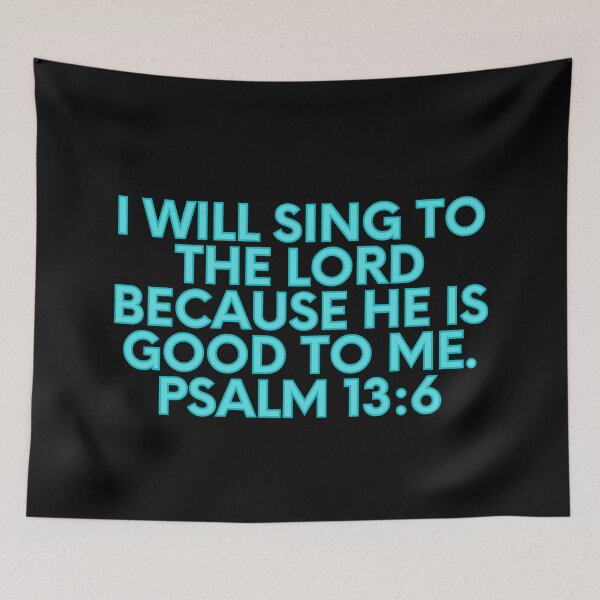 Item preview, Bible Verse Psalm 13:6 designed and sold by Prayingwarrior.