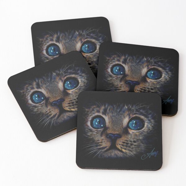 Item preview, Galaxy eyes cat designed and sold by astridvdh.