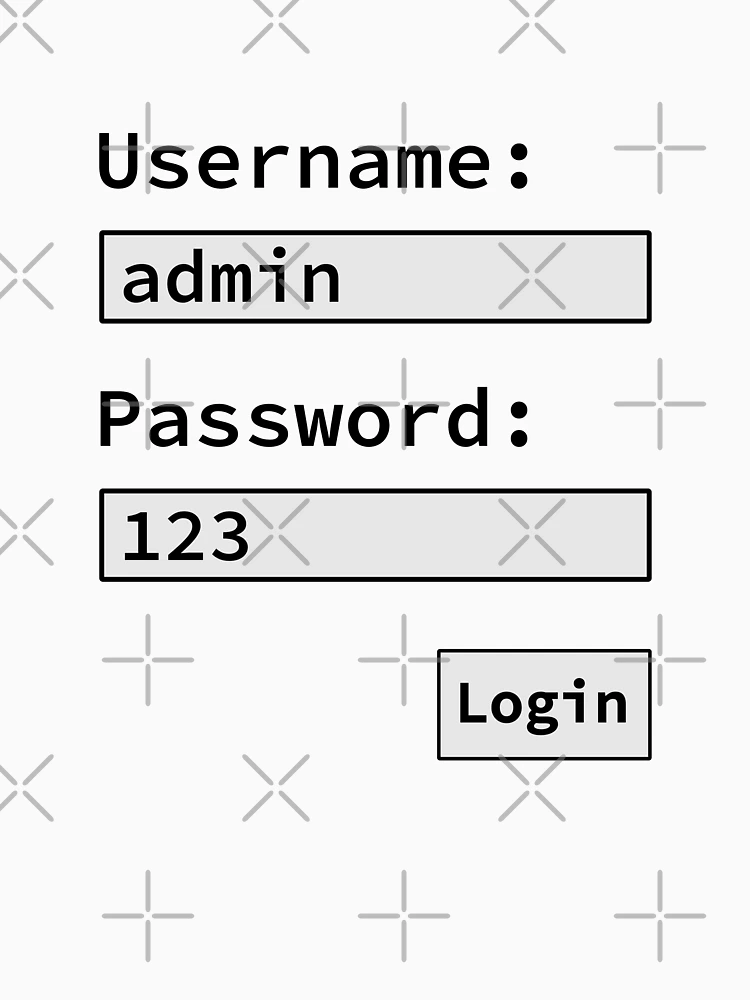 Thumbnail 6 of 6, Pullover Hoodie, Login Form, Username Admin Password 123, Software Developer, Software Engineer, Computer Science, Programmer, Programming Humor, Light designed and sold by Max-Wear.