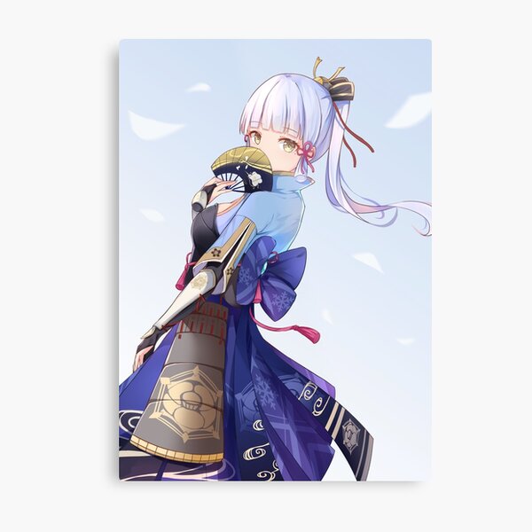 Ayaka Genshin Impact Metal Print