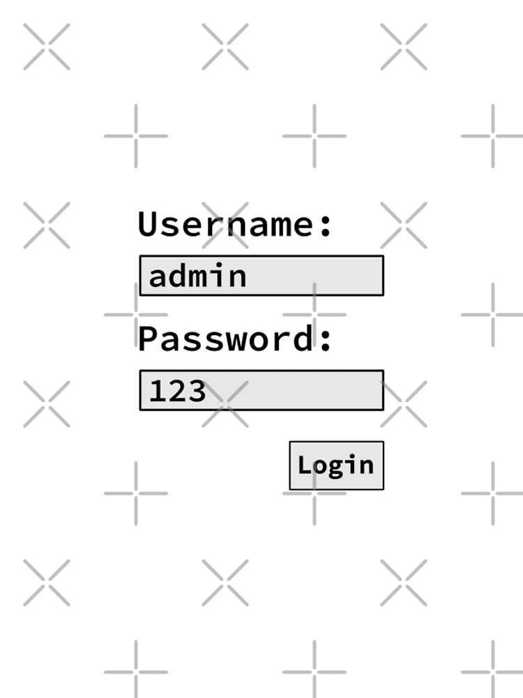 Thumbnail 4 of 4, iPhone Case, Login Form, Username Admin Password 123, Software Developer, Software Engineer, Computer Science, Programmer, Programming Humor, Light designed and sold by Max-Wear.