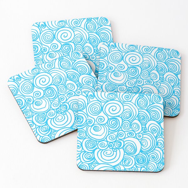 Item preview, Hand drawn spiral lines forming curls  designed and sold by Nata-V.