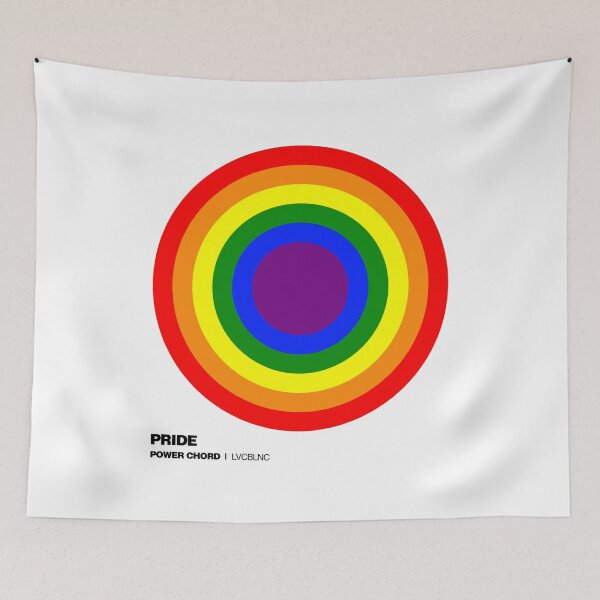 Item preview, Gay pride power chord designed and sold by Lavacablanca.
