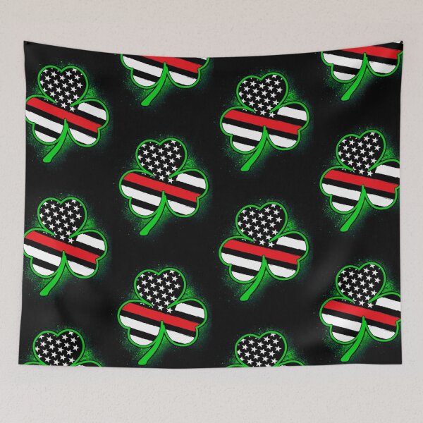 Item preview, Firefighter American St. Patrick's Day Clover designed and sold by Kingpoew.