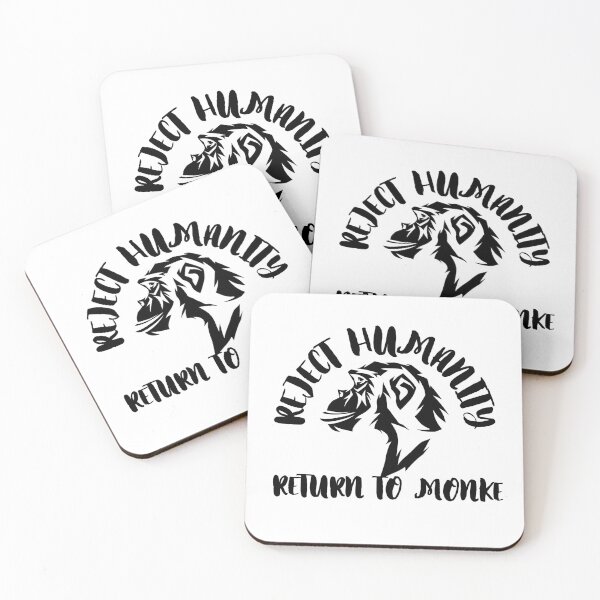 Item preview, Reject Humanity, Return to Monke designed and sold by MystikArts.
