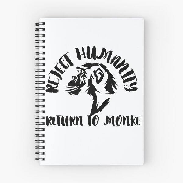 Item preview, Reject Humanity, Return to Monke designed and sold by MystikArts.