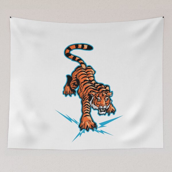 Item preview, Tiger and lightning designed and sold by TomiAx.