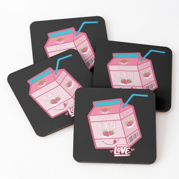 Item preview, Japanese Aesthetic Strawberry Milk Shake Kawaii Otaku Lover Anime Manga Pink Pastel Gift designed and sold by alenaz.