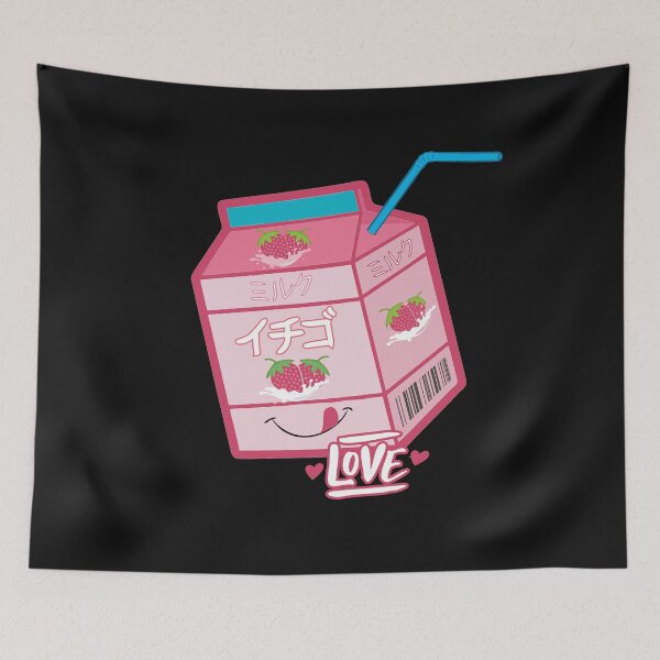 Item preview, Japanese Aesthetic Strawberry Milk Shake Kawaii Otaku Lover Anime Manga Pink Pastel Gift designed and sold by alenaz.