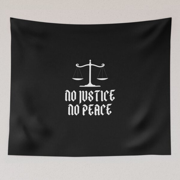 Item preview, No Justice No Peace designed and sold by luckyturtles.