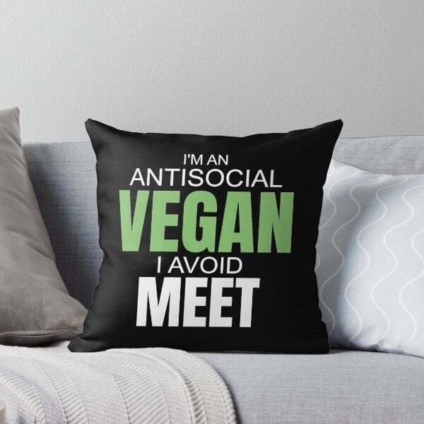 Item preview, Funny Anti social Vegan design designed and sold by PlusAdore.