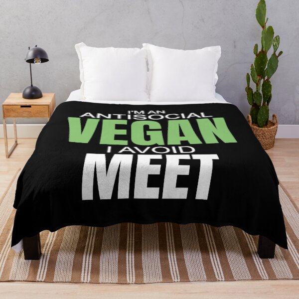 Item preview, Funny Anti social Vegan design designed and sold by PlusAdore.