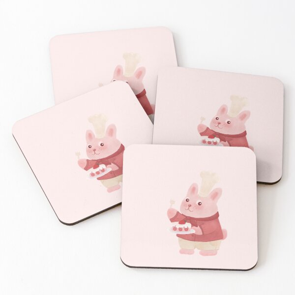 Item preview, Happy Cake Day with Chef Bunny designed and sold by Leafbear Studio.