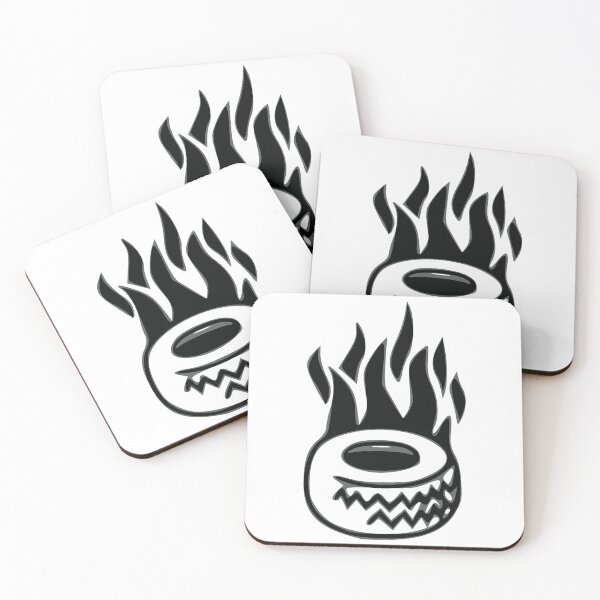 Item preview, Tyre in flames designed and sold by binti163.