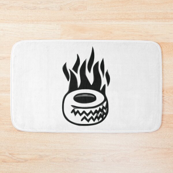 Item preview, Tyre in flames designed and sold by binti163.