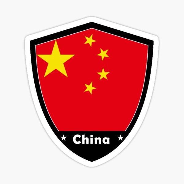 Aperçu de l'œuvre Insigne de drapeau de la Chine créée et vendue par Gina-Driada.