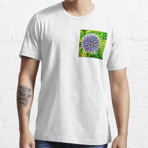 drüsenblättrige kugeldistel – bienen-kugeldistel – echinops sphaerocephalus – アザミ ¦ Essential T-Shirt