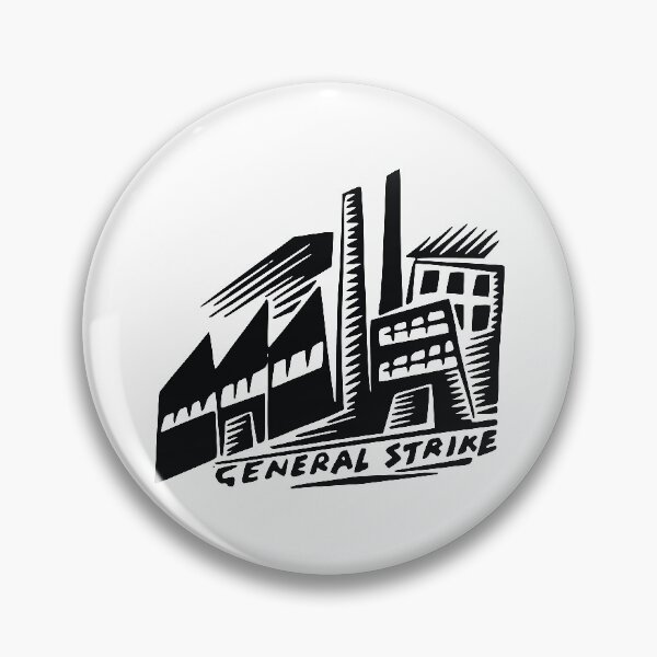 Item preview, Vector graphics of industrial workers unions strike logo designed and sold by binti163.