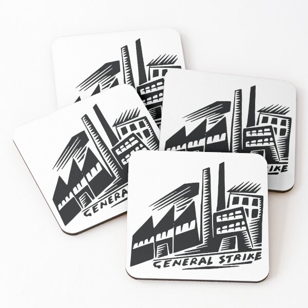 Item preview, Vector graphics of industrial workers unions strike logo designed and sold by binti163.