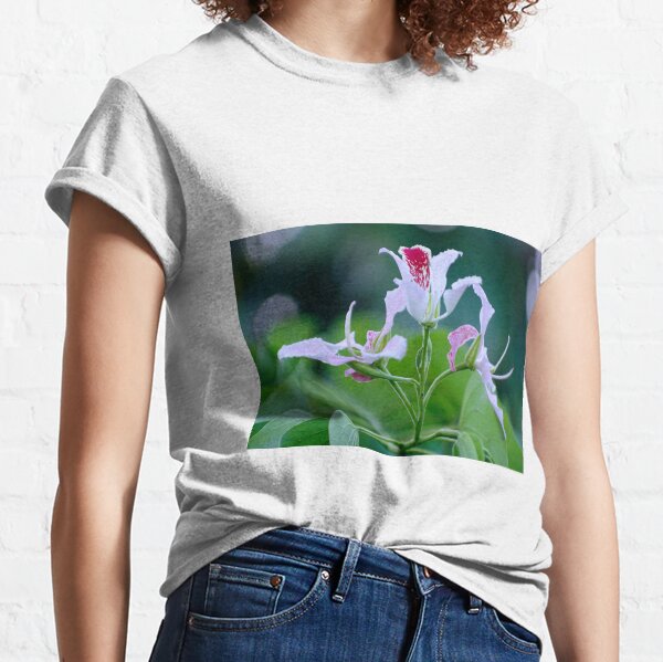 Bauhinia Monandra (Pink Orchid Tree) Flower Cluster Classic T-Shirt