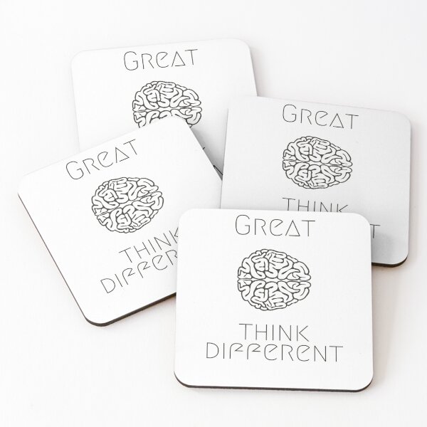 Item preview, great minds think different designed and sold by CrazyFace5.