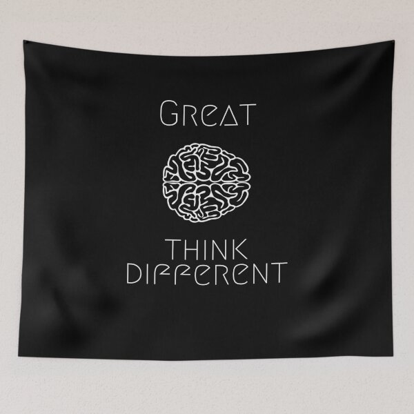 Item preview, great minds think different designed and sold by CrazyFace5.
