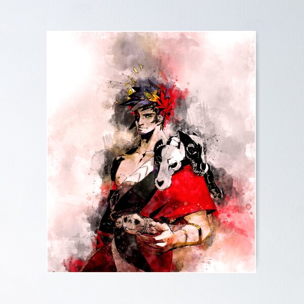 Aperçu de l'œuvre Zagreus - Hadès (aquarelle) créée et vendue par MnA-Designs.