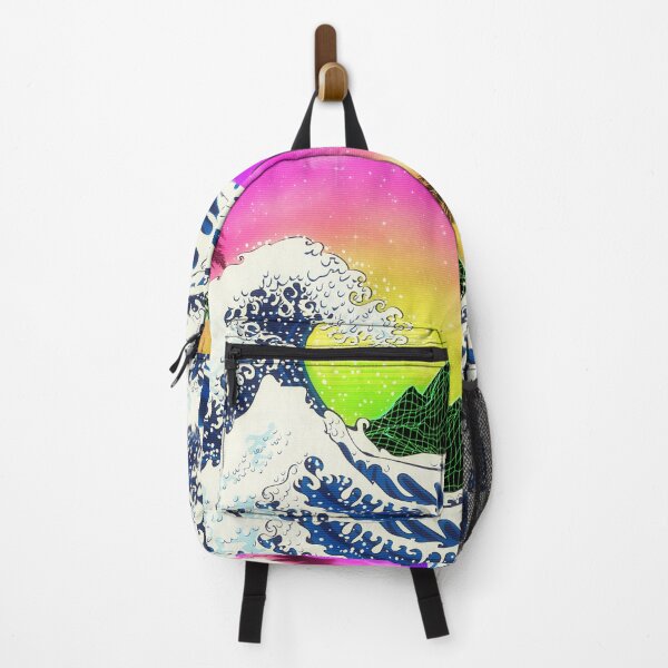 Item preview, Big waves and palm trees designed and sold by AnnArtshock.