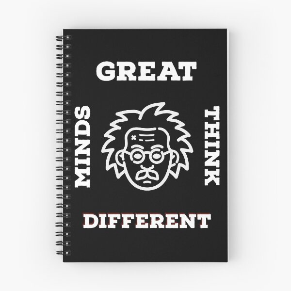 Item preview, great minds think differrent designed and sold by CrazyFace5.
