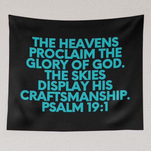 Artikelvorschau, Bibelvers Psalm 19: 1 entworfen und verkauft von Prayingwarrior.