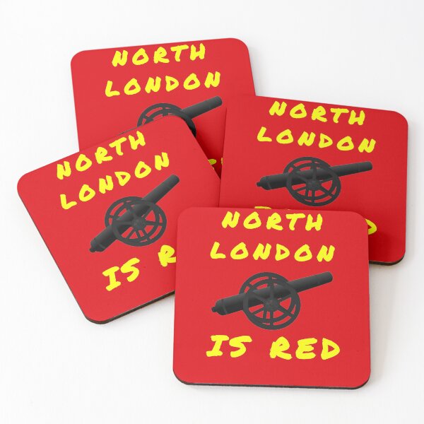 Item preview, North London Is Red (Yellow Text) designed and sold by swaise.